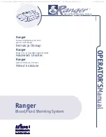 Arizant Healthcare Ranger Operator'S Manual предпросмотр