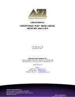 Предварительный просмотр 1 страницы Arizona Instrument COMPUTRAC MAX 4000 User Manual