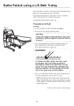 Preview for 34 page of Arjo 2000 Rhapsody Instructions For Use Manual