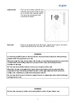 Предварительный просмотр 5 страницы Arjo Enterprise ENT-ACC71 Instructions For Use Manual