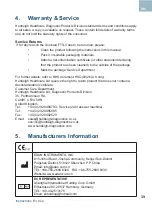 Предварительный просмотр 39 страницы Arjo HUNTLEIGH FTS-3 Instructions For Use Manual