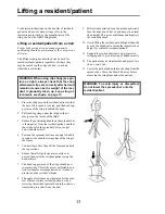 Предварительный просмотр 16 страницы Arjo KM560001 Operating And Product Care Instructions