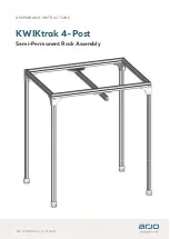 Arjo KWIKtrak 4-Post Assembling Instructions preview