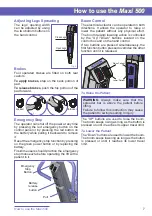 Preview for 11 page of Arjo Maxi 500 Instructions For Use Manual