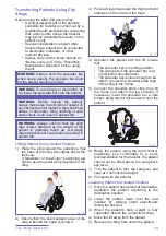 Preview for 17 page of Arjo Maxi 500 Instructions For Use Manual