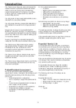 Предварительный просмотр 3 страницы Arjo MFA2000 Instructions For Use Manual