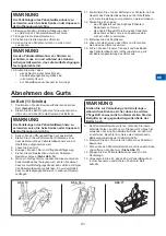 Preview for 41 page of Arjo MFA2000 Instructions For Use Manual