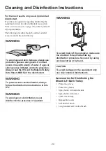 Preview for 24 page of Arjo Miranti Instructions For Use Manual