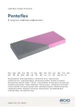 Preview for 1 page of Arjo Pentaflex 120 Instructions For Use Manual