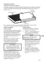 Preview for 67 page of Arjo Pentaflex 120 Instructions For Use Manual