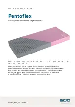 Preview for 1 page of Arjo Pentaflex Instructions For Use Manual