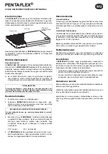 Preview for 17 page of Arjo Pentaflex Instructions For Use Manual