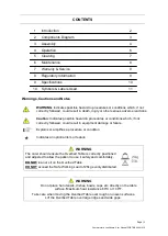 Предварительный просмотр 2 страницы Arjo Prioma OBT1 Instructions For Use Manual