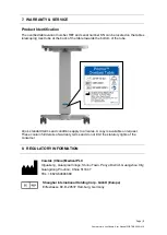 Предварительный просмотр 10 страницы Arjo Prioma OBT1 Instructions For Use Manual