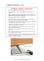 Предварительный просмотр 5 страницы Arjo Sorrento Floor Bed Instructions For Use Manual