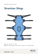 Предварительный просмотр 1 страницы Arjo Stretcher Slings Instructions For Use Manual