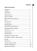 Preview for 3 page of Arjohuntleigh AtmosAir 4000 User Manual