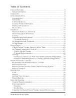 Preview for 3 page of Arjohuntleigh Citadel Patient Therapy System C100 Instructions For Use Manual