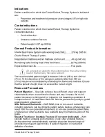 Preview for 9 page of Arjohuntleigh Citadel Patient Therapy System C100 Instructions For Use Manual