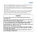 Preview for 3 page of Arjohuntleigh ENT-ACC06 Instructions For Use Manual