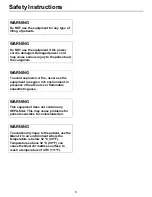 Preview for 6 page of Arjohuntleigh Maxi Air Instructions For Use Manual