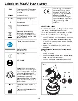 Preview for 32 page of Arjohuntleigh Maxi Air Instructions For Use Manual