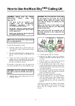 Preview for 15 page of Arjohuntleigh Maxi Sky 1000 Instructions For Use Manual