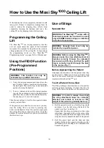 Preview for 20 page of Arjohuntleigh Maxi Sky 1000 Instructions For Use Manual