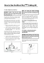 Preview for 23 page of Arjohuntleigh Maxi Sky 1000 Instructions For Use Manual