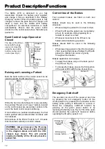 Preview for 12 page of Arjohuntleigh Sara Lite Instructions For Use Manual