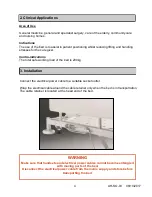 Preview for 4 page of Arjohuntleigh Sorrento User Manual