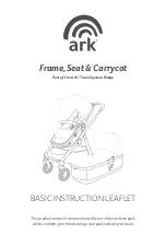 ARK Travel System Series Basic Instruction Leaflet preview