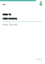 ARK WEM-TK TL8715AQ User Manual preview