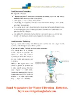 Предварительный просмотр 3 страницы Arkal 2" Sand Separator Operation, Service & Maintenance Manual