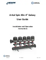 Arkal Spin Klin Galaxy 4" User Manual preview