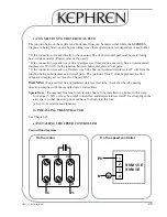 Preview for 22 page of Arkiane Kephren Installation And User Manual