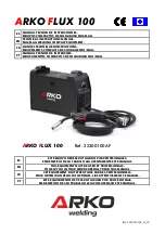 Предварительный просмотр 1 страницы ARKO welding 22300100AF Technical Instructions