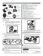 Предварительный просмотр 1 страницы Arkon AP013 Quick Start Manual