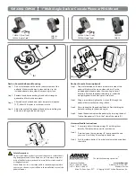 Arkon MULTI ANGLE DASH CM928 User Manual preview