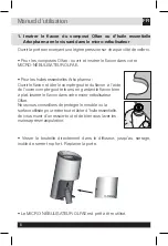 Preview for 8 page of Arkopharma OLFAE MICRO-NEBULIZER Instructions For Use Manual