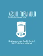 Preview for 1 page of Arkray Assure PRISM MULTI Reference Manual