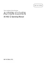 Arkray AUTION ELEVEN AE-4022 Operating Manual предпросмотр