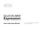 Arkray GLUCOCARD Expression User Instruction Manual preview