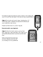 Предварительный просмотр 41 страницы Arkray Glucocard X-Meter User Instruction Manual