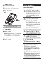 Preview for 4 page of Arkray Lab 004 Operating Instructions Manual