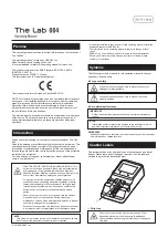 Arkray Lab 004 Operating Manual предпросмотр