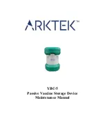 Arktek YBC-5 Maintenance Manual предпросмотр