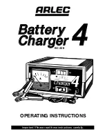 Предварительный просмотр 1 страницы Arlec BC 228 Battery Charger 4 Operating Instructions Manual