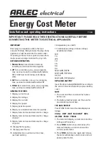 Предварительный просмотр 1 страницы Arlec PC222 Installation And Operating Instructions