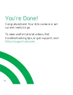 Предварительный просмотр 10 страницы Arlo VMC3030 Quick Start Manual